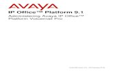 VoIP Phone Systems - IP Office™ Platform 9 · 2017. 1. 19. · Administering Avaya IP Office™ Platform Voicemail Pro Page 3 IP Office™ Platform 9.1 15-601063 Issue 10m (05 February