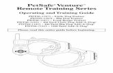 PetSafe Venture Remote Training Seriesfl.b5z.net/i/u/6055249/f/Venture-dog-training-collars.pdf · † Non-metallic collar and 10-foot leash for trainingScissors † How the System