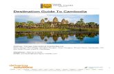 Destination Guide To Cambodia · Capital Phnom Penh Location Cambodia lies in South-East Asia and shares borders with Vietnam, Laos, Thailand & the Gulf of Thailand. Total Area 181,035