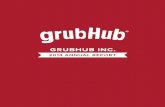 Grub Hub PDFCOV · Zillow Group, Inc. Jonathan Zabusky President GrubHub Inc. EXECUTIVE OFFICERS Matthew Maloney ... Rolling out restaurant–driven pricing on our Seamless brand