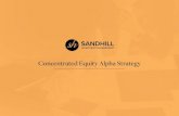 Concentrated Equity Alpha Strategy · Global Payments Inc. Fiserv Inc. Bio-Techne Corp. Transunion Adobe Inc. Hill Rom Holdings Intl. Flavors & Fragrances Dentsply Sirona Inc. FMC