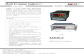 Multi Channel Indicator - Alp-Lab · Multi Channel Indicator KH105 Data Sheet KH105-F is high quality Mini Multi-Channel Indicator (72x72x105mm, up to 4 channels), used the advanced