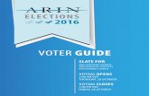 VOTER GUIDE - American Registry for Internet NumbersRobert J. Kenny ..... 32 Jason Schiller ..... 33 TABLE OF CONTENTS Please note that ARIN publishes the candidate responses as they