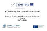 Supporting the Atlantic Action Plan · Competitiveness of SMEs . Low-carbon economy . Environment and resource efficiency . Sustainable transport . Better public administration .