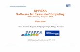 Technische Universität München SPPEXA Software for ... · Multi-disciplinarity [ within each consortium: progress in methodology + proof-of-concept in lead application ] Project
