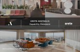 ARETE AUSTRALIA Capability Statement arete · 2018. 6. 3. · boardroom areas with operable glass doors, allowing the space to be transformed into a large scale meeting and function