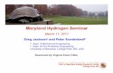 Maryland Hydrogen SeminarMar 11, 2011  · Maryland Hydrogen Seminar March 11, 2011 Greg Jacksona and Peter Sunderlandb a Dept. of Mechanical Engineering b Dept. of Fire Protection