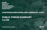 PUBLIC FORUM SUMMARY 11/02 - Chattahoochee RiverLands · • Tony Torrence (Proctor Creek Stewardship Council) • Jennifer Jezyk (HL Strategy) • Michael Venable (Old National ...