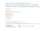 Securing Electronic Health Records on Mobile Devices · 2018. 7. 26. · NIST SP 1800-1C: Securing Electronic Health Records on Mobile Devices ii . le FEEDBACK p:// 0-1. DISCLAIMER