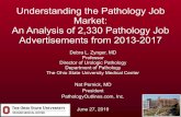 Understanding the Pathology Job Market: An Analysis of ...Molecular pathology 7% Breast pathology 6% Gynecologic pathology 5% *3 most common non-surgical pathology fellowships completed
