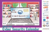 Cyber Security Calendar - Arizona · 2020-2021 Cyber Security Calendar David – 12th Grade Westview High School We look beyond IT