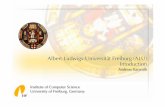 Albert-Ludwigs-Universität Freiburg (ALU) Intoductionold.opentox.org/data/documents/development/partner...– Former Chair: Prof. Luc De Raedt (now KU Leuven) – Former Assistant: