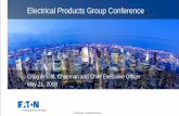 Electrical Products Group Conference...Lighting market dynamics are challenging but manageable • Market growth has slowed due to higher levels of LED penetration • Increased price