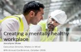 Creating a mentally healthy workplace - The British Ports ... Creating a mentally healthy workplace