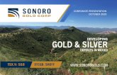 CORPORATE PRESENTATION OCTOBER 2020...2 days ago  · Cerro Caliche Gold Project San Marcial Gold & Silver Project Management Team John Darch, Chairman & Director: 35 years experience