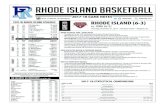 RHODE ISLAND BASKETBALL...RHODE ISLAND BASKETBALL 2016-17 Atlantic 10 Champions rhodymbb GoRhody.com 2017-18 GAME NOTES november december february MARCH THE ATLANTIC 10 CONFErence