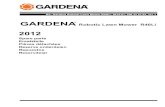 GARDENA Robotic Lawn Mower R40Li - robomaeher.de · 21 577 97 19-01 1 Decal, Gardena logotype 2 22 577 95 53-03 1 Cover Kit, Complete. 1 10 17 18 20 21 19 7 6 2 4 3 8 5 9 25 23 22