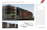 VUE AT THE QUARTER UPPER WESTSIDE - Atlanta Architectural … · Westside, a master planned, mixed use development in this burgeoning, eclectic Northwest Atlanta area. Three 4/5 story