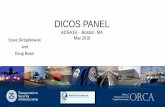 DICOS PANEL - Northeastern Universityneu.edu/alert/assets/adsa/adsa18_presentations/32_Bauer.pdf• DICOS is capable of supporting varied TSA CONOPS. Now there is a standard format