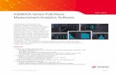 KS6800A Series PathWave Measurement Analytics Software · 28/07/2020  · Analytics Web Service software supports multiple data sources and a wide range of ... other user defined