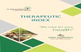 THERAPEUTIC INDEX - Deep Ayurveda€¦ · health magazine. Which title name is "AYURVEDA for Healthy Living". Published & Promoted by DEEP AYURVEDA (a unit ot DHCP) from Mohali. Punjab.
