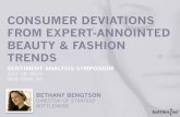 CONSUMER DEVIATIONS FROM EXPERT-ANNOINTED ...2015.sentimentsymposium.com/presentations/15July...3D Printer for makeup, Mink • Mink allows consumers to color pick any hex code from