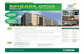 FOR LEASE BRIGADE OPUS - CBRE · FOR LEASE BRIGADE OPUS HEBBAL, INTERNATIONAL AIRPORT ROAD, NH 7, BANGALORE CE Y FOR OUTS BENGALURU PROJECT HIGHLIGHTS • LEED Gold Pre-certified