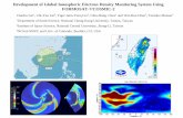Development of Global Ionospheric Electron Density Monitoring System Using FORMOSAT-7 ...aoswa4.spaceweather.org/presentationfiles/20161026/G4-5.pdf · 2016. 10. 31. · Development