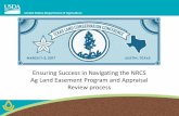 Ensuring Success in Navigating the NRCS Ag Land Easement Program and Appraisal … · 2020. 6. 24. · Ensuring Success in Navigating the NRCS Ag Land Easement Program and Appraisal