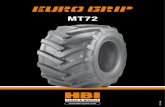 MT72 - Tyres & Wheels · 2015-08 EN MT72. Tyre size Pattern Overall diameter (mm) Rim Tread depth Section width (mm) Max. load capacity 40km/h Max. load capacity 65km/h PR/LI IP (bar)