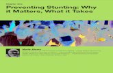 Chapter One Preventing Stunting: Why it Matters, What it Takes · Chapter One | Preventing Stunting: Why it Matters, What it Takes | Martin Bloem Malawi president Joyce Banda at the
