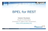 BPEL for REST · (WS-BPEL 2.0 does not support WSDL 2.0) 4 September 2008 ©2008 Cesare Pautasso |  7 Native support for direct invocation of RESTful Web services