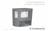 Installation instructions Contura 850 · 2018. 11. 29. · This manual contains instructions about how the stoves must be assembled and installed. To ensure the function and safety