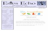 Estes Church of Christ “Endeavoring to keep the unity of the Spirit …esteschurch.org/wp-content/uploads/2015/04/Echo042415.pdf · 2015. 4. 25. · Join us for this year’s Ladies’