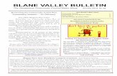 BLANE VALLEY BULLETIN€¦ · Reviewing the Community Action Plan Community Summit — 21st February SCC Chair Margaret Vass writes! Remember our Community Action Plan of 2011? It