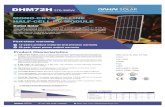  · 2019. 7. 8. · DHM72H MONO-CRYSTALLINE HALF-CELL PV»MODULE Dahai Solar SOLAR CLEAN ENERGY FORA CLEAN WORLD IEC 61215, IEC 61730 TUV UL1703 CQC CE JET ISO 9001: 2008 ISO 14001