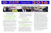 CRY THE BELOVED COUNTRYIftar Dinner. 5) CAIR was part of the Philadelphia Eid Coalition that secured recognition of the Two Eids as official holidays in all of the city’s public