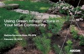 Using Green Infrastructure in Your MS4 Community...Using Green Infrastructure in Your MS4 Community What else? –Educating the public about water quality, sewer and stormwater concerns