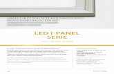 LED I-PANEL SERIE - Nedelko · De LED I-Panel serie is een goed LED alternatief voor traditionele inbouw fluorescentie-armaturen. De strakke lijnen en de geringe hoogte geven deze