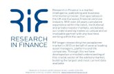 Research in Finance Ltd.80 Coleman Street, London EC2R 5BJ ... · • Launched in July 2015 • Visited by 5,500+ paraplanners monthly • 3,500+ registered to receive daily news/feature