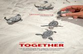 TOGETHER - birdlife.org · Imagine bee-eaters, cave salamanders, geckos, macaques, dragonflies, pelicans for a flavour of the faunal diversity the ... This brochure aims to do both,