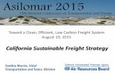 Toward a Clean, Efficient, Low Carbon Freight System ... · Toward a Clean, Efficient, Low Carbon Freight System . August 19, 2015 . ... • Cargo trends, innovations, and forecasts