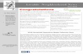 Livable Neighborhood News - wycokck.org · Livable Neighborhood News June 2018 In This Issue • Reminders Good Neighbor Trainings are the fourth Monday of the month at the NRC at