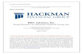 HFG Advisors, Inc.static.contentres.com/media/documents/03b47538-39d...Financial, member FINRA/SIPC. Item 1 – Cover Page HFG Advisors, Inc. Doing Business As: Hackman Financial Group,