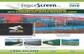 FenceScreen Catalog v7: · 2011. 2. 8. · 1.888.313.6313 TOLL FREE CUSTOMER SERVICE CONSTRUCTION FENCE SCREEN COMMERCIAL FENCE SCREEN LOGOS ON SCREEN CUSTOM GRAPHICS ON FENCESCREEN