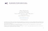 KF ADV Part 2A & 2B March 2020 · Form ADV Part 2A – Firm Brochure (315) 801-9028 Dated March 7th, 2020 clinton@kanefp.com This Brochure provides information about the qualifications