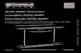 ULTRA WASH Dishwasher Lavavajillas ULTRA WASHdl.owneriq.net/3/3a162261-241b-42c8-894f-250856fb9794.pdf · ULTRA WASH® Dishwasher Use & Care Guide Lavavajillas ULTRA WASH® Manual