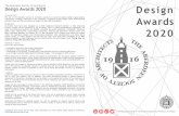 Design Awards 2020 Design Awards · will be considered for the ASA ‘Project of the Year Award’ which is awarded to the entry judged the best overall. Awards will be presented