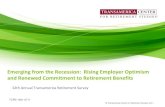 Emerging from the Recession: Rising Employer Optimism ......• A telephone survey was conducted among a nationally representative sample of 743 employers. Potential respondents were