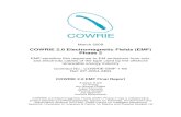 COWRIE 2.0 Electromagnetic Fields (EMF) Phase 2 · 3 Section 1 – Management Report 1. Project Objective The Environmental Technical Working Group (ETWG) of COWRIE commissioned the